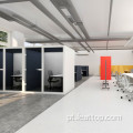 Booth Big Space Office Totalmente equipado Double à prova de som